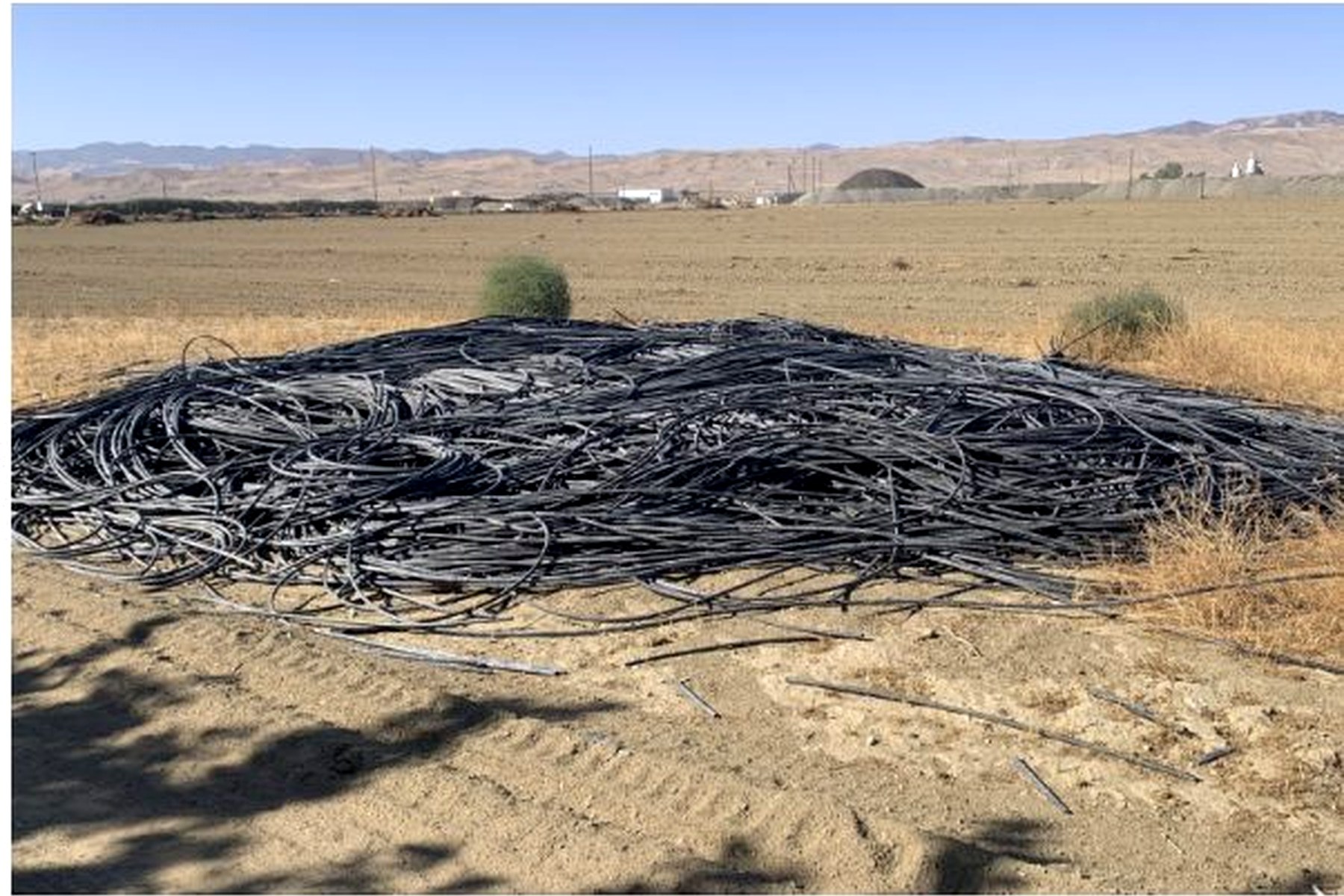 Plastic mulch material