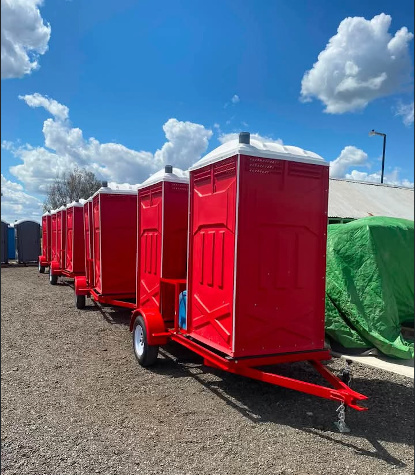 Portable restroom trailer rentals